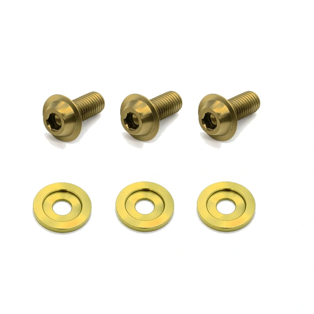 JDC Titanium Coolant Reservoir Bracket Hardware Kit | 2014-2020 BMW F80 M3/M4
