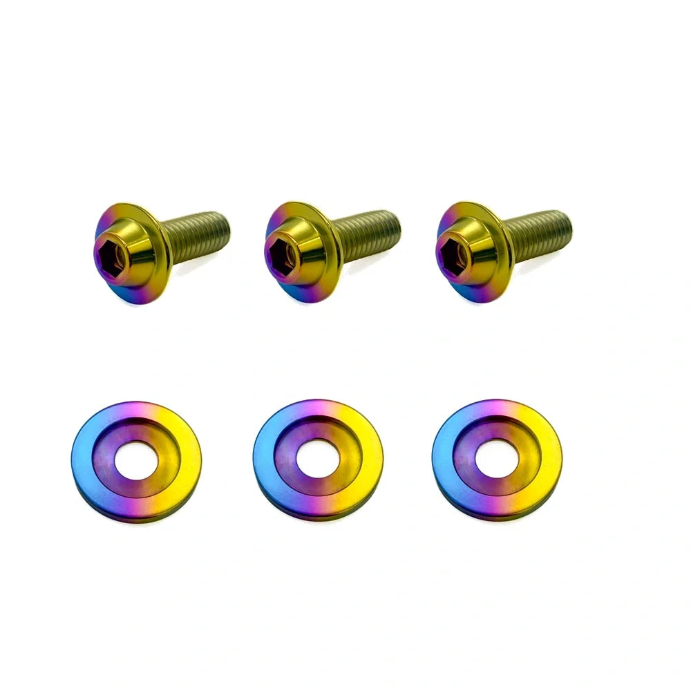 JDC Titanium Coolant Reservoir Bracket Hardware Kit | 2014-2020 BMW F80 M3/M4