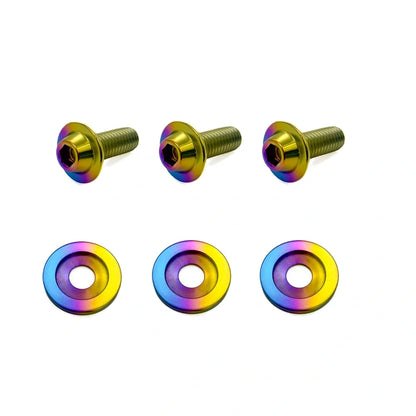 JDC Titanium Coolant Reservoir Bracket Hardware Kit | 2014-2020 BMW F80 M3/M4