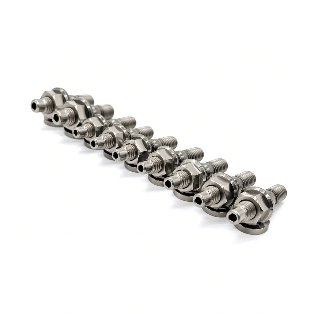 JDC Titanium Exhaust Manifold Stud Kit | Honda/Acura B,D,H,F,J Series Motors - Graveyard Performance
