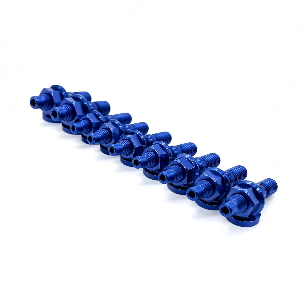 JDC Titanium Exhaust Manifold Stud Kit | Honda/Acura B,D,H,F,J Series Motors - Graveyard Performance