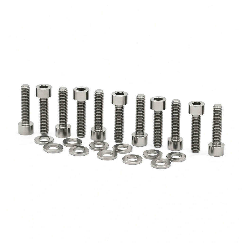 JDC Titanium SST Transmission Pan Hardware Kit | Mitsubishi Evo X SST - Graveyard Performance