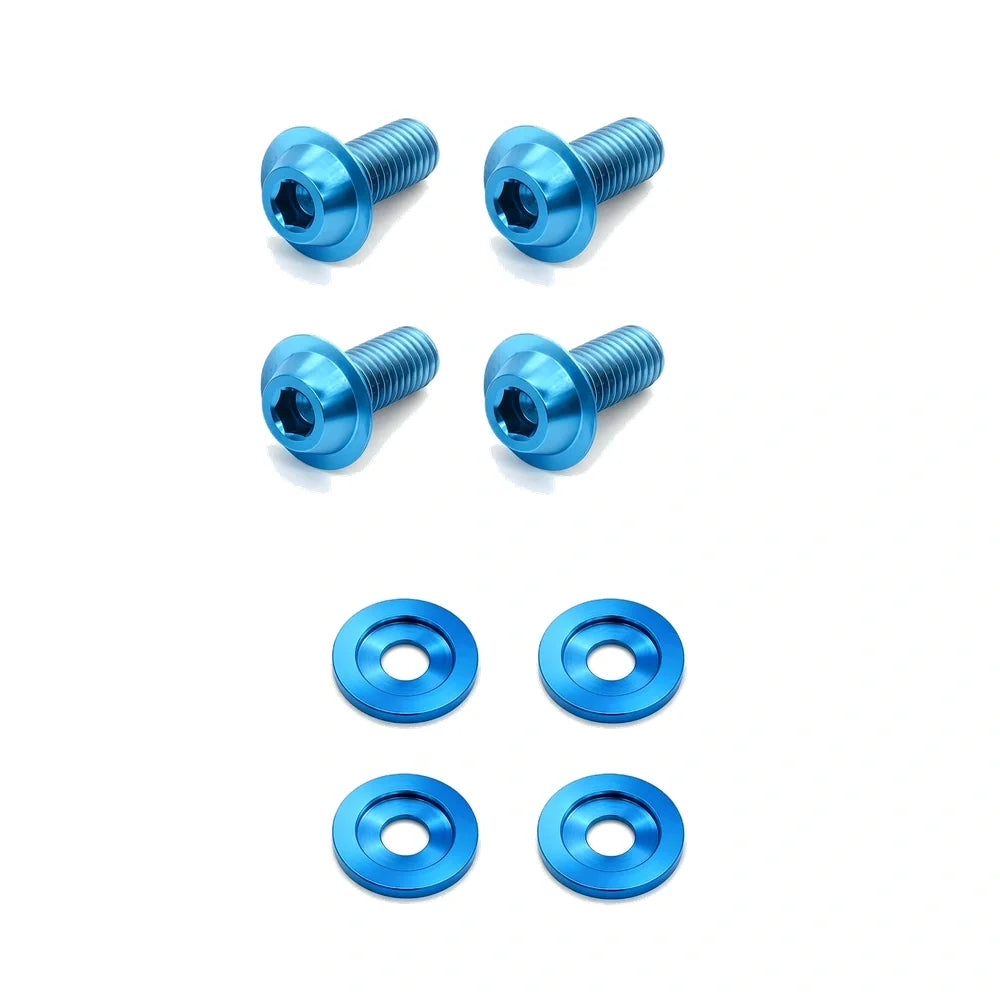 JDC Titanium Trunk Mounting Bracket Hardware | 2023+ FL5 Civic Type R - Graveyard Performance