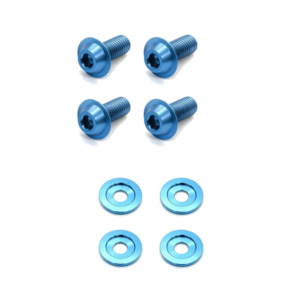 JDC Titanium Trunk Mounting Bracket Hardware | 2023+ FL5 Civic Type R - Graveyard Performance