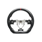 JDMuscle [08-14 WRX/STI] Carbon Lite Series Carbon Fiber Steering Wheel w/ Red Accents
