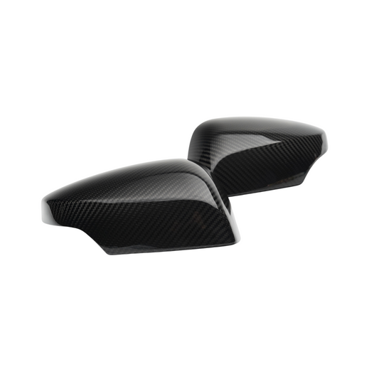 JDMuscle [15-21 WRX/STI] Tanso Dry Carbon Fiber Side Mirror w/Turn Signal Cut-Out | Gloss/Matte | Covers/Full Replacements