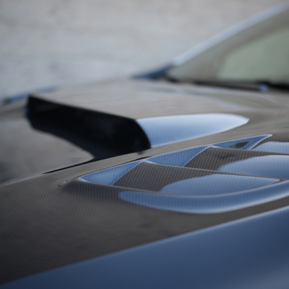 JDMuscle [22-25 WRX] Carbon Fiber Hood V1