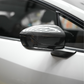 JDMuscle [22-25 WRX w/o Turn Signal] Tanso Dry Carbon Fiber Side Mirror Lower Trim Covers w/ Gloss Finish