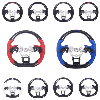 JDMuscle [22-25 WRX] Carbon-Pro Series Steering Wheel compatible w/ MT & CVT