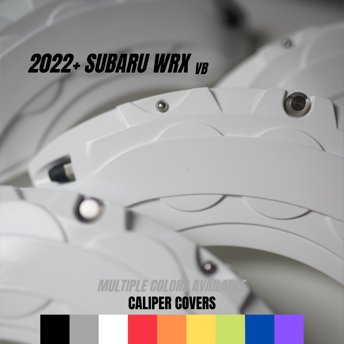 JDMuscle [22-25 WRX MT&CVT] Aluminum Brake Caliper Covers