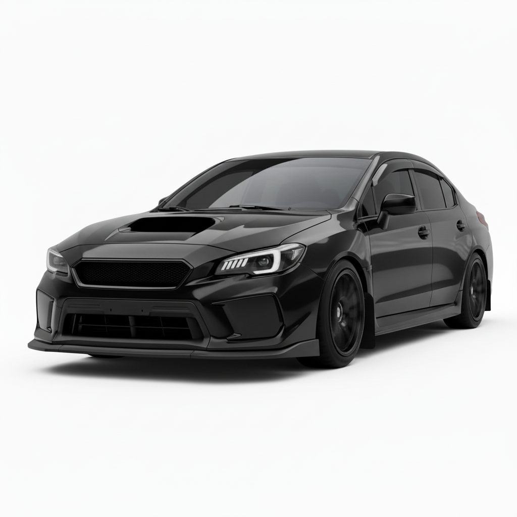 JDMuscle [18-21-WRX/STI] Fog Light Covers - Paint Matched / Gloss Black