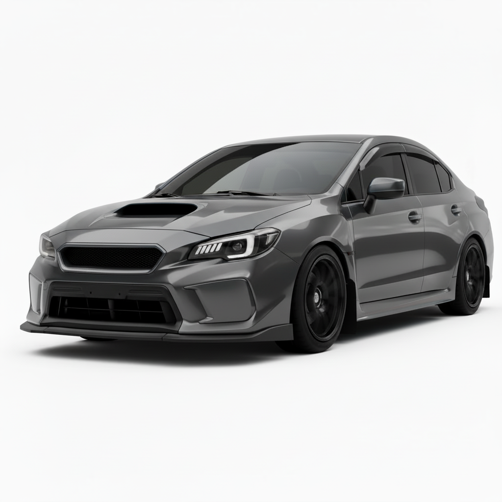 JDMuscle [18-21-WRX/STI] Fog Light Covers - Paint Matched / Gloss Black