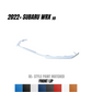 JDMuscle [22-25 WRX] Front Lip | OE+ Style Paint Matched / Gloss Black