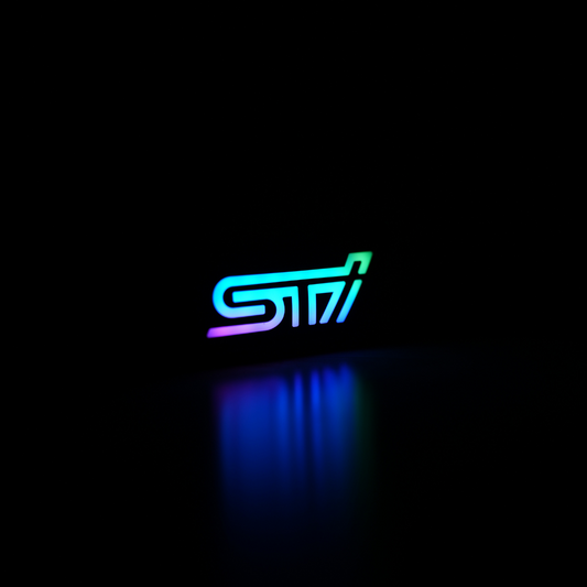 JDMuscle RGB Front Grille STI Emblem - Mutilple Fitment