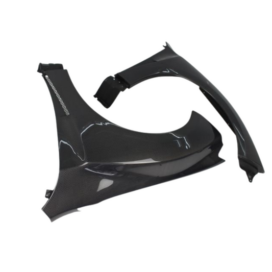 JDMuscle [08-14 STI / 11-14 WRX GRB/GVB] Tanso Carbon Fiber/FRP OE Style Fenders