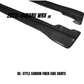 JDMuscle [22-25 WRX] Tanso Carbon Fiber Side Skirts - OE+ Style