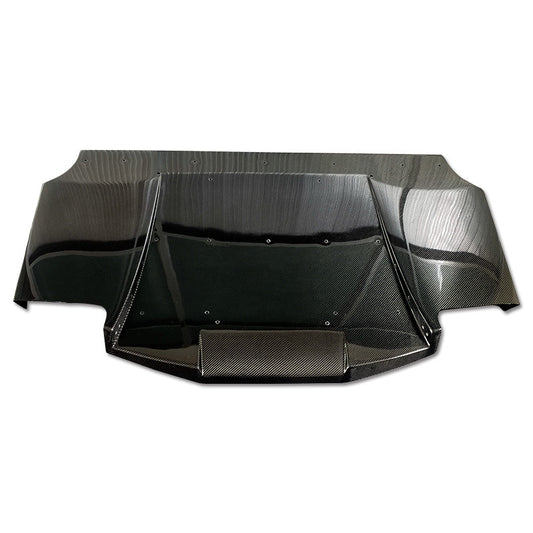 JDMuscle Tanso Carbon Fiber VS Style Rear Diffuser - 15-21 WRX/STI