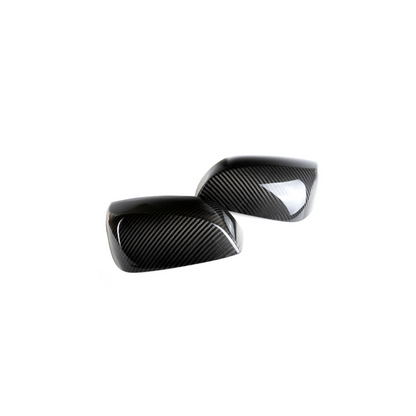 JDMuscle [15-21 WRX/STI] Tanso Carbon Fiber Side Mirror Covers w/o Turn Signal - Graveyard Performance