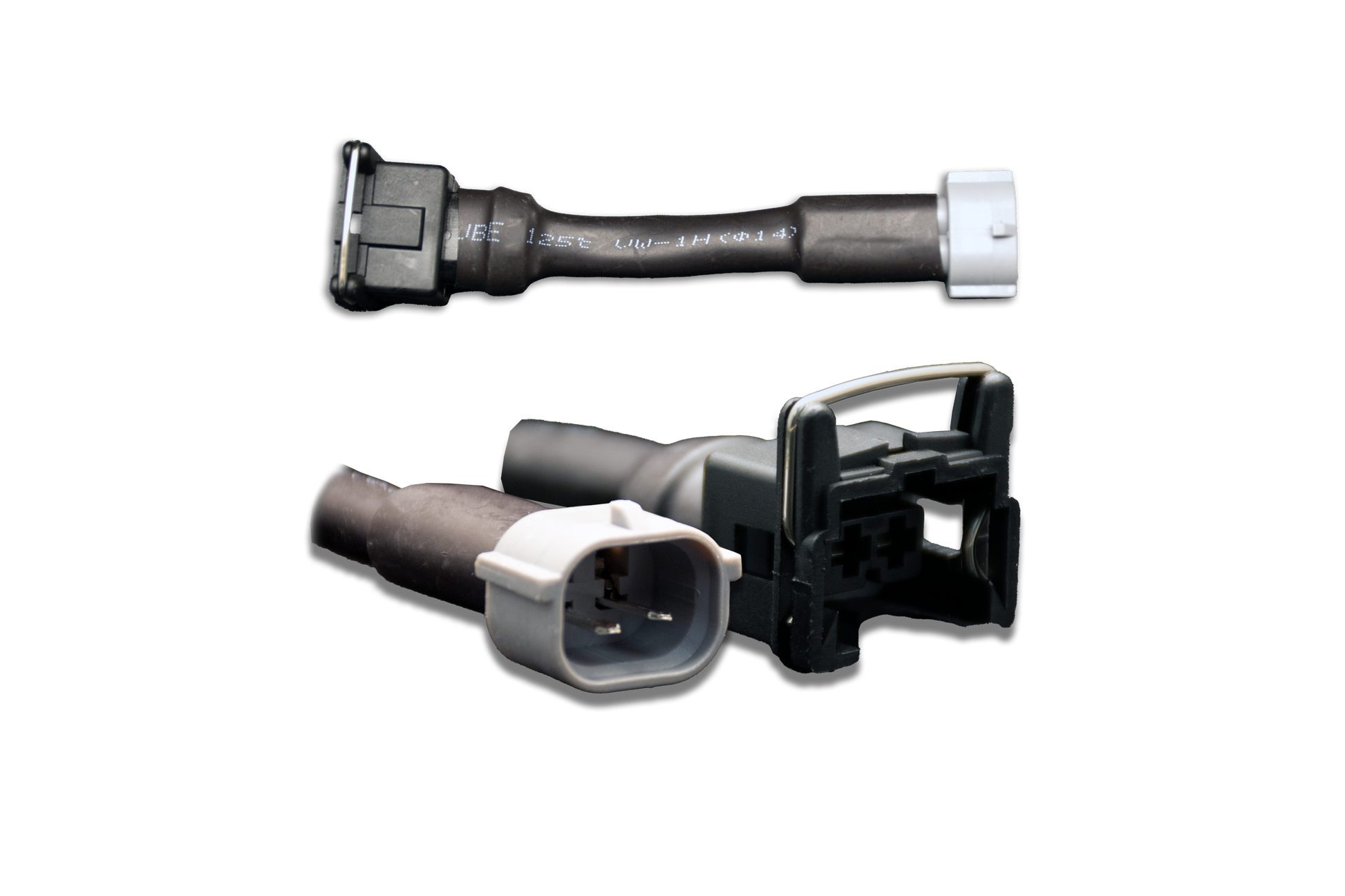 Set of 6 Jetronic/EV1 (female) to Denso (male) injector plug adaptors (padpjtod6) - Graveyard Performance