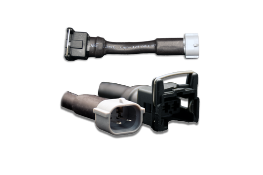 Set of 4 Jetronic/EV1 (female) to Denso (male) injector plug adaptors (padpjtod4) - Graveyard Performance