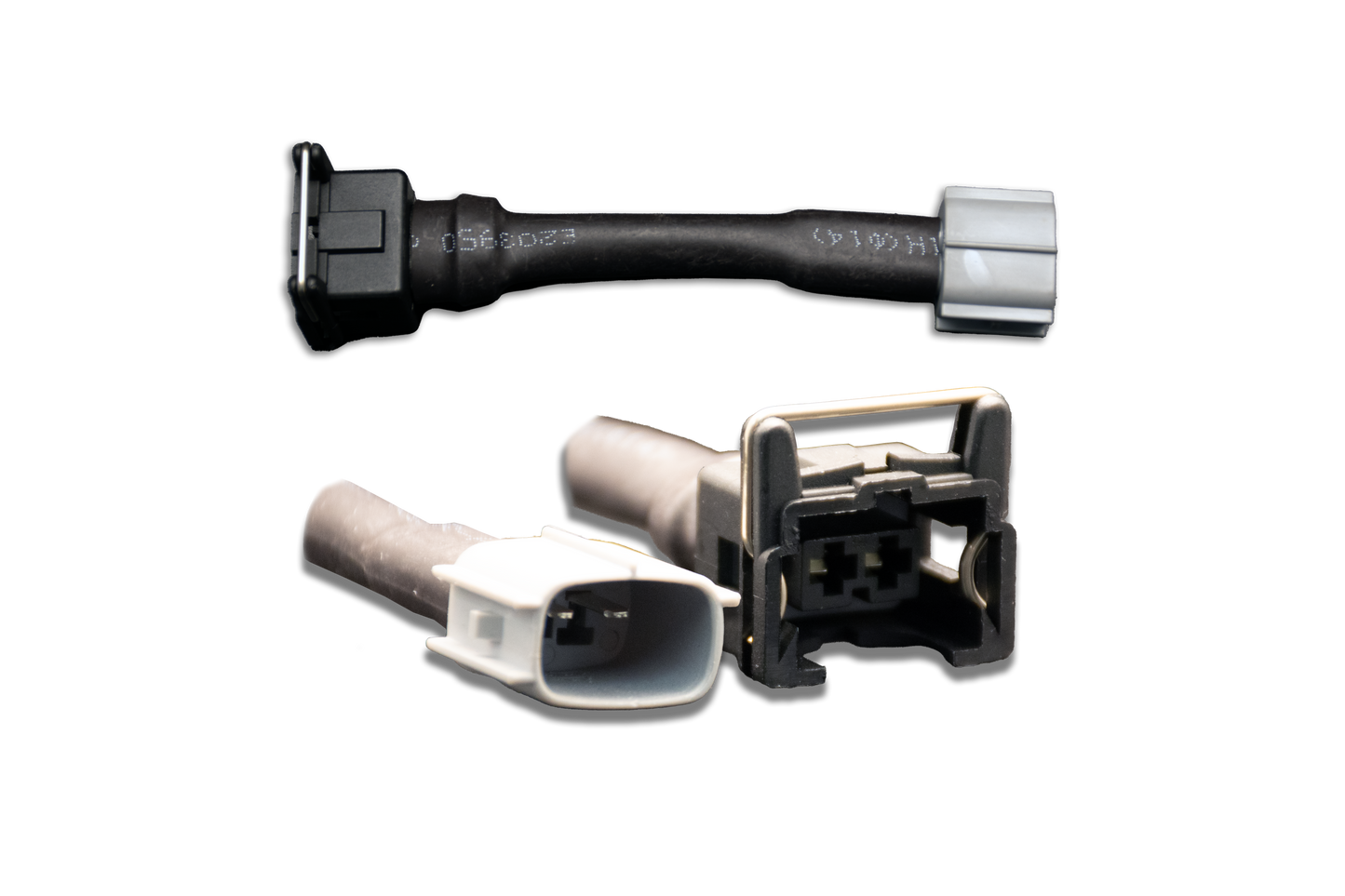 Set of 4 Jetronic/EV1 (female) to Toyota (male) injector plug adaptors (padpjtot4) - Graveyard Performance