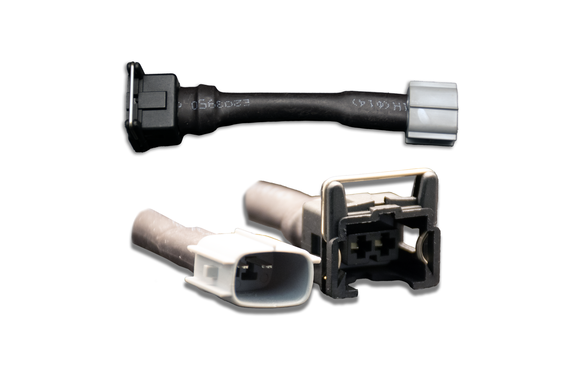 Set of 4 Jetronic/EV1 (female) to Toyota (male) injector plug adaptors (padpjtot4) - Graveyard Performance