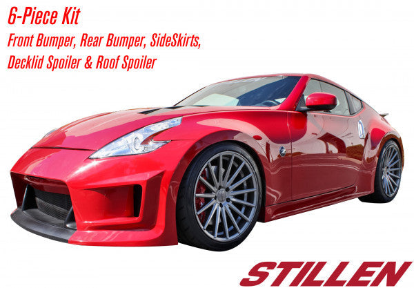 Stillen 370Z Z34 6-Piece Body Kit Unpainted For 09-20 Nissan 370Z Z34