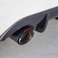 Stillen Infiniti Q50 Rear Diffuser Matte Black For 14-17 Infiniti Q50