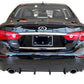 Stillen Infiniti Q50 Rear Diffuser Matte Black For 14-17 Infiniti Q50