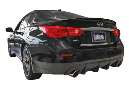 Stillen Infiniti Q50 Rear Diffuser Matte Black For 14-17 Infiniti Q50