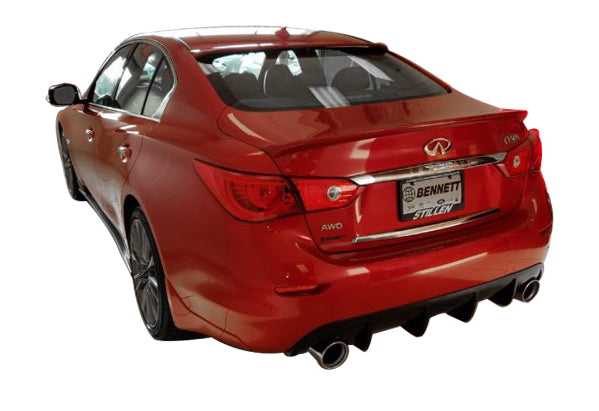 Stillen Infiniti Q50 Rear Diffuser Unpainted For 14-17 Infiniti Q50
