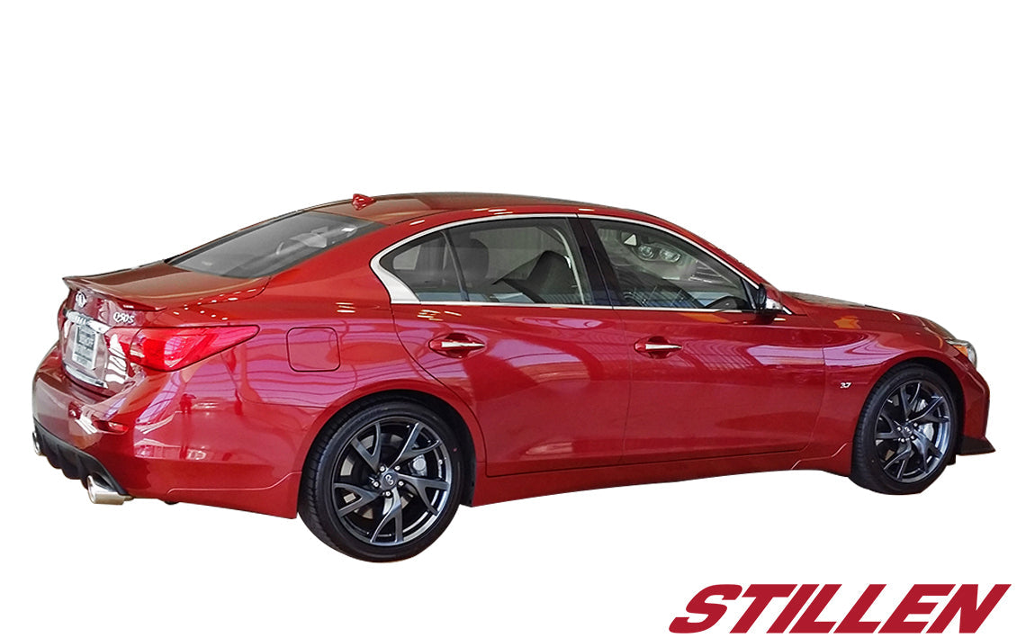 Stillen Infiniti Q50 Rear Diffuser Unpainted For 14-17 Infiniti Q50