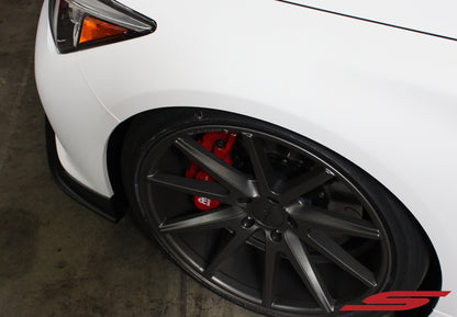 Stillen Infiniti Q50 Sport Front Splitter Matte Black For 14-17 Infiniti Q50 Sport