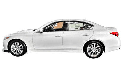 Stillen Infiniti Q50 Premium Front Splitter Matte Black For 14-17 Infiniti Q50