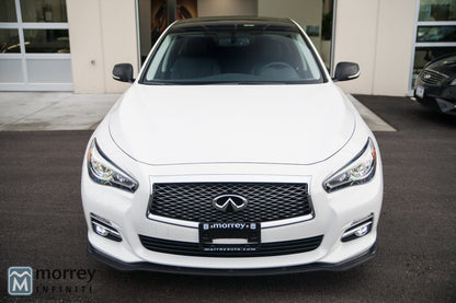 Stillen Infiniti Q50 Premium Front Splitter Matte Black For 14-17 Infiniti Q50