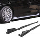 Stillen Infiniti Q50 Side Skirts Matte Black For 14-17 Infiniti Q50