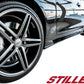 Stillen Infiniti Q50 Side Skirts Matte Black For 14-17 Infiniti Q50