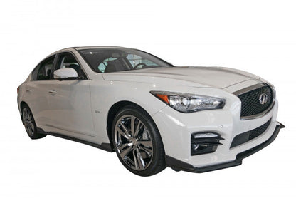 Stillen Infiniti Q50 Side Skirts Matte Black For 14-17 Infiniti Q50