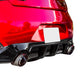 Stillen Infiniti Q60 3.0t Rear Diffuser Matte Black For 17-21 Infiniti Q60 3.0t