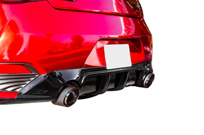 Stillen Infiniti Q60 3.0t Rear Diffuser Matte Black For 17-21 Infiniti Q60 3.0t