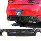 Stillen Infiniti Q60 3.0t Rear Diffuser Matte Black For 17-21 Infiniti Q60 3.0t