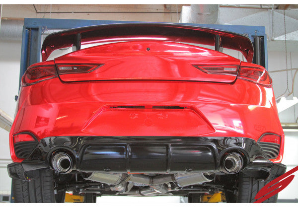 Stillen Infiniti Q60 3.0t Rear Diffuser Matte Black For 17-21 Infiniti Q60 3.0t