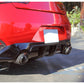 Stillen Infiniti Q60 3.0t Rear Diffuser Matte Black For 17-21 Infiniti Q60 3.0t