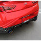 Stillen Infiniti Q60 3.0t Rear Diffuser Matte Black For 17-21 Infiniti Q60 3.0t
