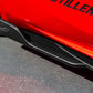 Stillen Infiniti Q60 Side Skirts & Rear Corners Matte Black For 17-22 Infiniti Q60