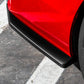 Stillen Infiniti Q60 Side Skirts & Rear Corners Matte Black For 17-22 Infiniti Q60