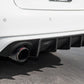 Stillen Infiniti Q50 Rear Diffuser Matte Black For 18-21 Infiniti Q50