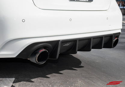 Stillen Infiniti Q50 Rear Diffuser Matte Black For 18-21 Infiniti Q50