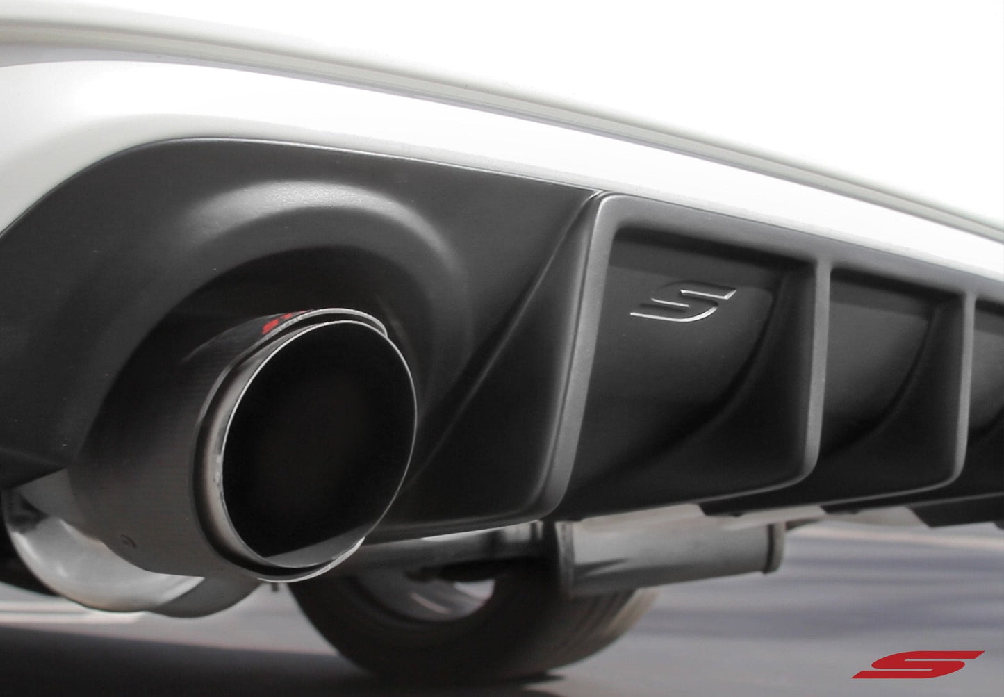 Stillen Infiniti Q50 Rear Diffuser Matte Black For 18-21 Infiniti Q50