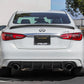 Stillen Infiniti Q50 Rear Diffuser Unpainted For 18-21 Infiniti Q50